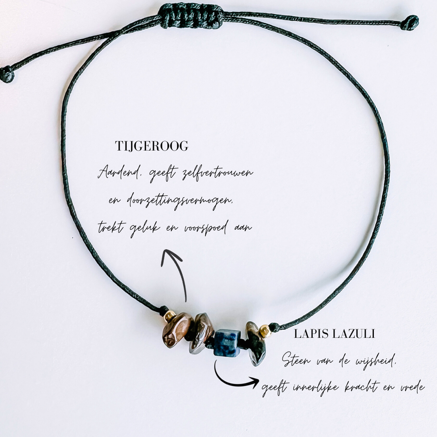 Kopie van Armband Tigresse Lapis Lazuli