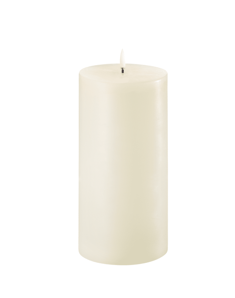 UYUNI - Led pillar candle Ivory 10,1x25 cm