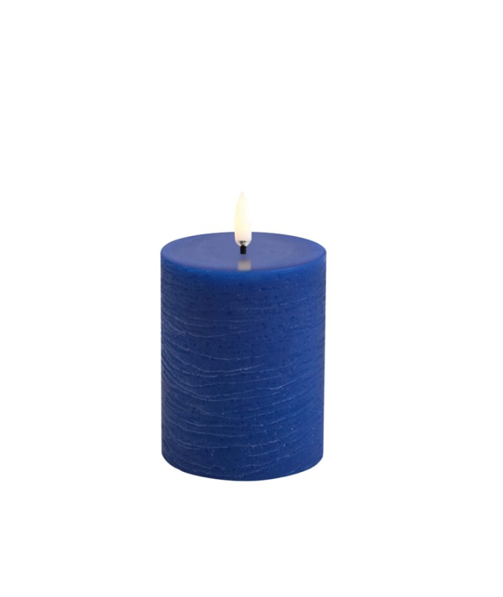 UYUNI - Led pillar candle Rustic 7,8x10 cm