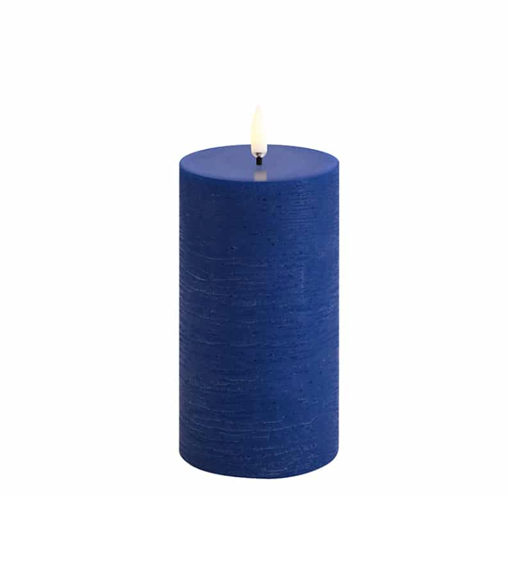 UYUNI - Led pillar candle Rustic 7,8x15 cm