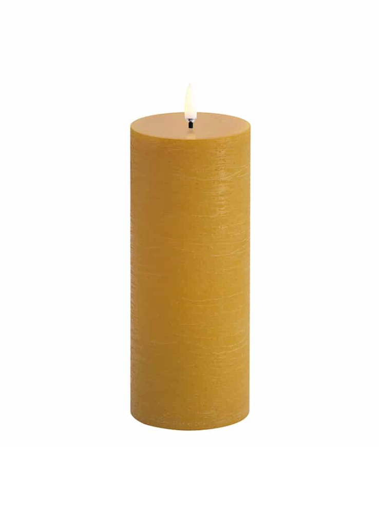 UYUNI - Led pillar candle Rustic 7,8x20 cm