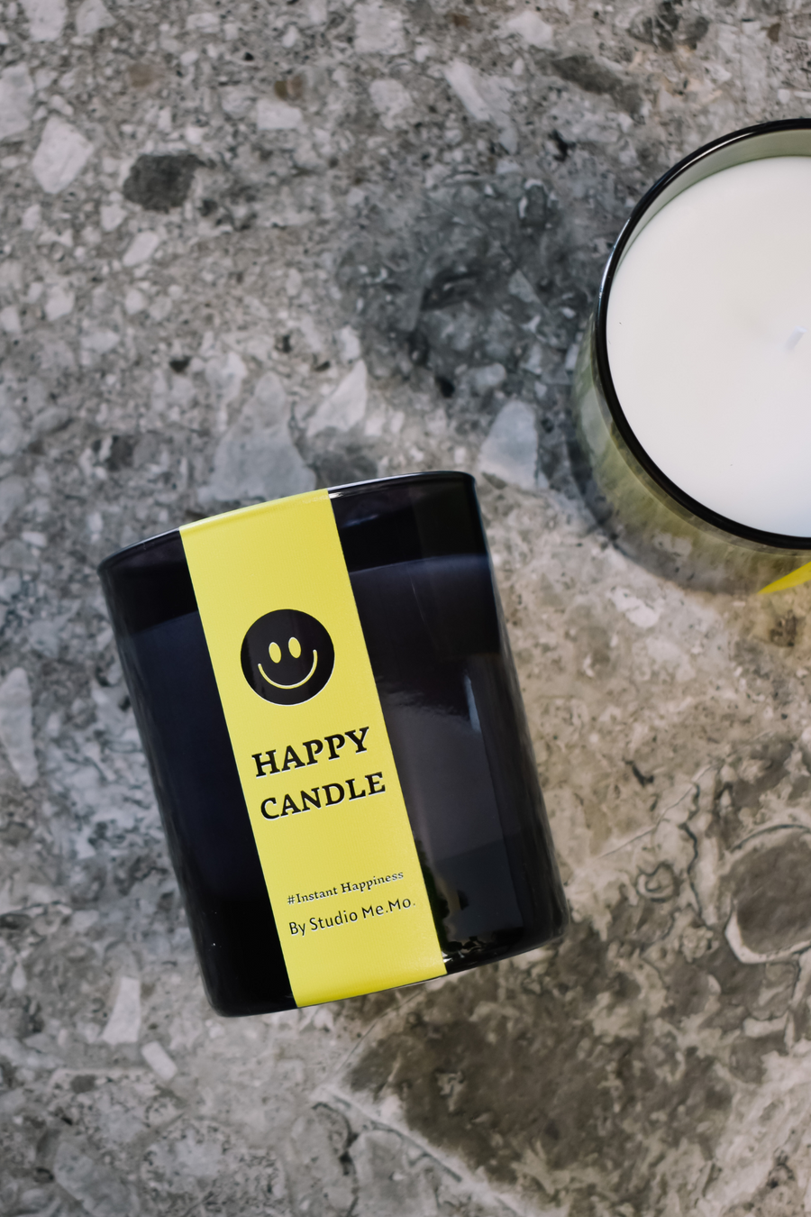 Happy Candle By Studio Me.Mo. Groen